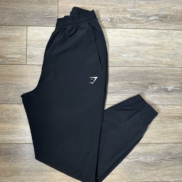 Gymshark Athletic Black Gym Pants Sz S - Picture 1 of 4